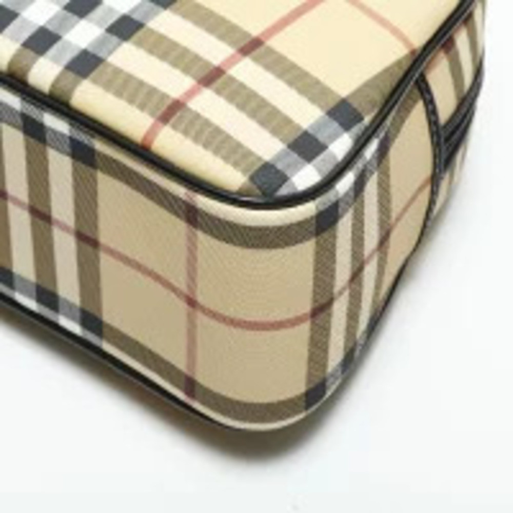 Burberry Nova Check Bowling Bag Handbag Beige - Picture 7 of 13